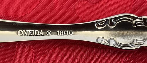 Oneida 18/10 stainless Michelangelo lot of 6 soup spoons 6 3/4" mint - Picture 5 of 5