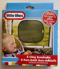 Little Tikes 2 Cling Car Sunshades Reduce Sun Glare and UVA/UVB Rays
