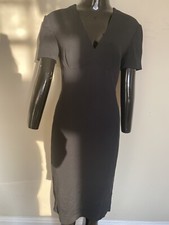Stella McCartney Stunning Black Short Sleeve Fitted Dress Sz UK8-10