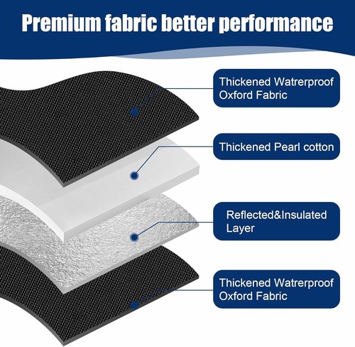 25"x16" Magnetic RV Door Window Shade Blackout Cover Foldable Camper Trailer UV - Bild 7 von 24