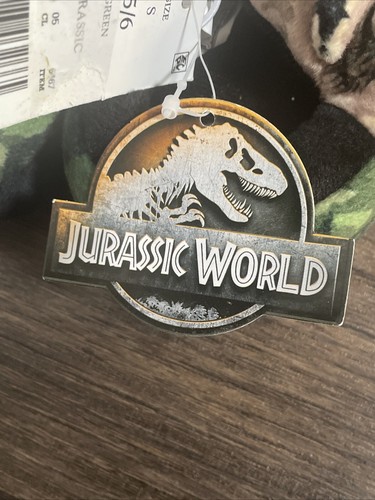 Toddler Jurassic World Slide Slippers - Olive Green S (5/6) Kids NWT Dinosaurs - Picture 6 of 7