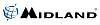 Radio CB ALAN MIDLAND CBA C 1262,05 REMPLACEMENT achats DORIGINE XX16129 4ANN0G