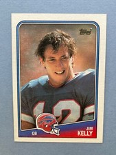 1988 Topps Football Jim Kelly #221 HOF Buffalo Bills