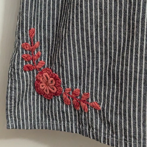 Mini Vestido Estilo Abrazo Bordado Med Túnica Festival Boho Femenino Casa de Campo - Imagen 6 de 8