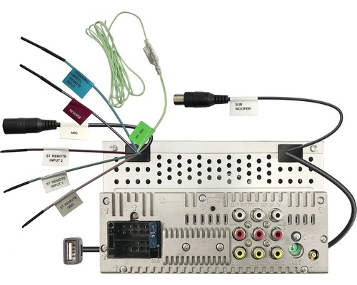 JVC KW-M180DBT 2DIN DAB+ Autoradio für Toyota Highlander / Kluger schwarz - Bild 5 von 5