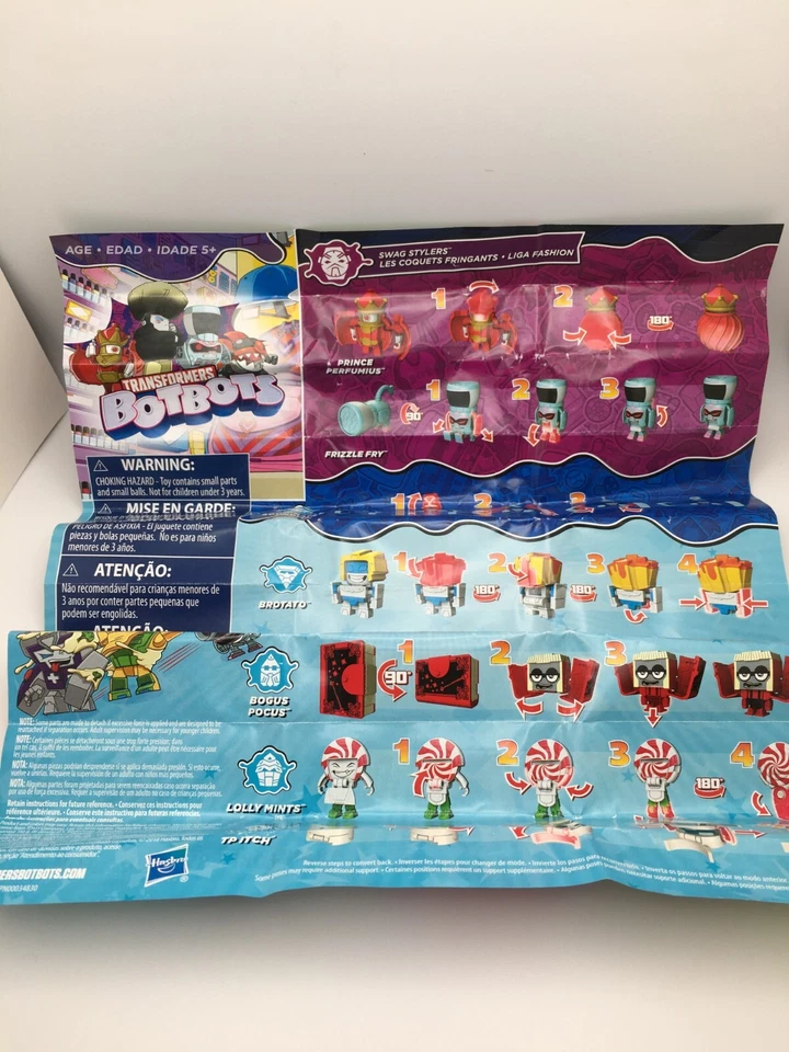 LOTE DE 8 MINI FIGURAS TRANSFORMERS BOTBOTS SERIE 2 TP ITCH & PRINCE PERFUMUS Foto 2 de 4