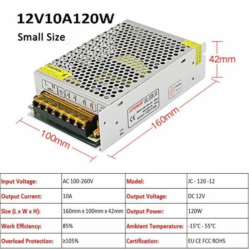 DC-geregelter Schaltnetzteile transformator 3V 5V 9V 12V 15V 18V 24V 36V 48V - Picture 65 of 173