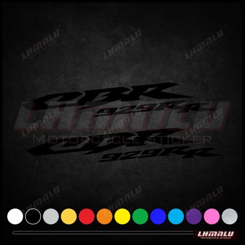 6pcs For HONDA CBR929RR Sticker Motorcycle Fairing Decal Bodywork Vinyl Logo - Foto 3 di 12