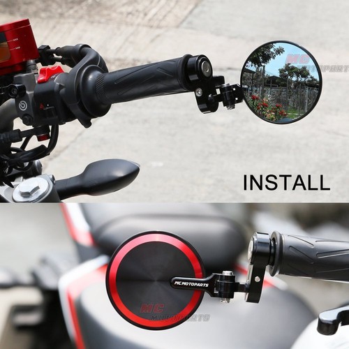 Espejos retrovisores para motocicleta Yamaha FZ8 Fazer S 800 2009-2016 - Imagen 7 de 12