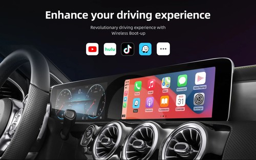 3-IN-1 Ottocast MX Wireless Carplay Android Auto Adapter +Airplay Mirroring USB - Imagen 14 de 16