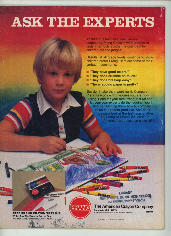 ARTS & ACTIVITIES Jan 1983 Weaving, Baskets, Block Printing, Felting, Education - Image 4 of 4