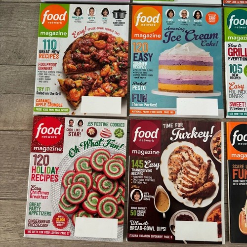 Food Network Magazine Lot 9 - Assorted Issues - Foto 2 di 9