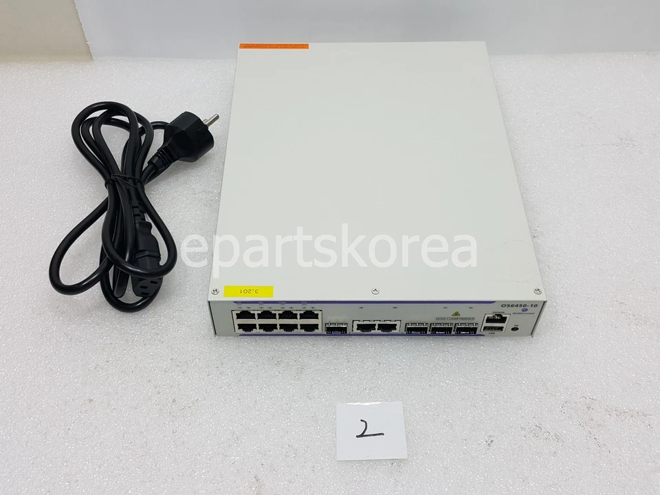 Alcatel Lucent Switch Omniswitch OS6450-10 OS645010 10/100/1000 8ports - Image 2 of 4