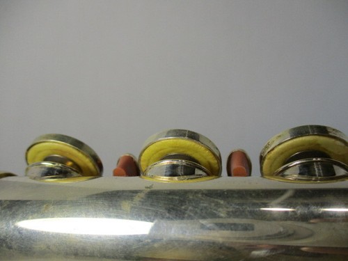 JOLLIES Student Flute Silver Plated Marked: CANADA DESIGN SUPERVISE w/ Case VGC - Picture 6 of 23