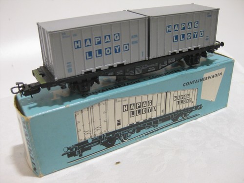 MÄRKLIN 4659 CONTAINERWAGEN Original Verpackung NICHT GETESTET - Picture 2 of 15