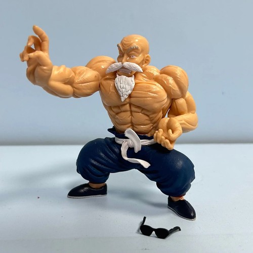 Modellino Dragon Ball Master Roshi 10 cm Kame Sennin statuina PVC action figure. - Foto 10 di 26