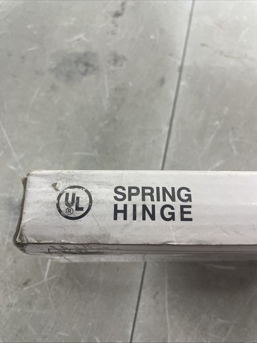 Dynasty Mortise Spring Hinge with 5/8" Radius Corners Satin Nickel 4" x 4"  - Picture 2 of 4