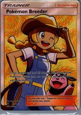 Pokemon Breeder (Full Art) Ultra Rare Shining Legends 73/73 LP