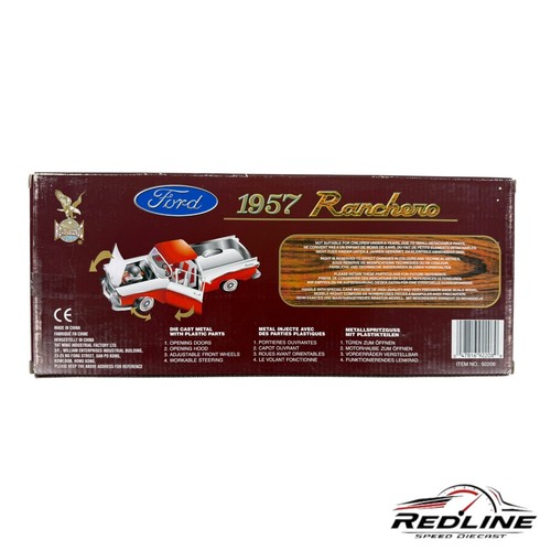 🇺🇸🇺🇸Road Legends 1957 Ford Ranchero Red/Black 1:18🇺🇸🇺🇸 - Picture 6 of 7