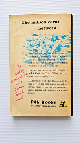 Ian Fleming ~ The Diamond Smugglers 1st Pan Edition 1960 paperback - Picture 6 of 9