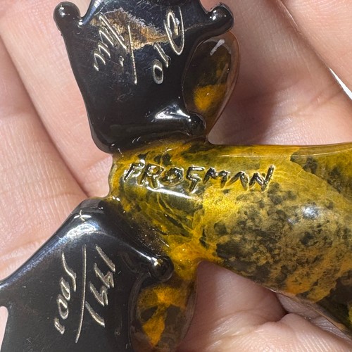 Rare Tim Cotterill Frogman LUCKY BUG Ltd Edition Bronze Sculpture 1991/5000 COA - Picture 8 of 14