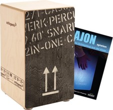 SCHLAGWERK CP 404 CAJON AGILE SNARE TROMMELKISTE PERCUSSION SET MUSIKSCHULE & CD