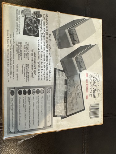 Vintage 1984 Trivial Pursuit Genus II Edition Subsidiary Card Set NEW SEALED - Picture 6 of 7
