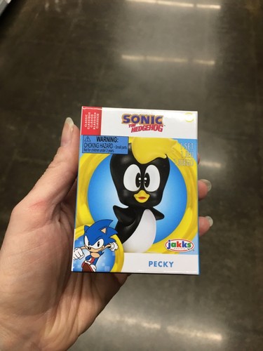Modellino Sonic The Hedgehog Jakks Pacific 2025 Pecky nuovo 2,5 pollici