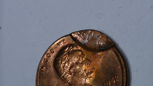 1982 P SMALL DATE COPPER BROCKAGE ERROR LINCOLN MEMORIAL CENT PENNY COIN BU RARE - Picture 8 of 24