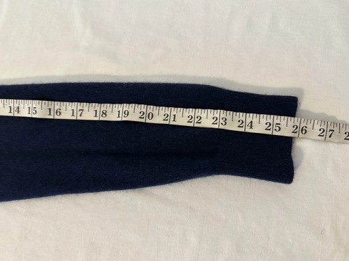 Quince Cashmere Polo Sweater Mens Long Sleeve Blue Navy Large Preppy - Bild 7 von 7