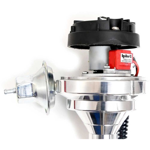 Chevrolet V8 Pertronix Flame Thrower Ignitor II Billet Distributor; Vacuum - Picture 3 of 4