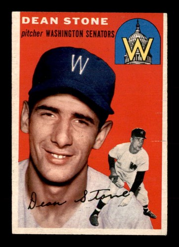 1954 Topps #114 Dean Stone RC VG/VGEX X3322201 - Picture 1 of 3