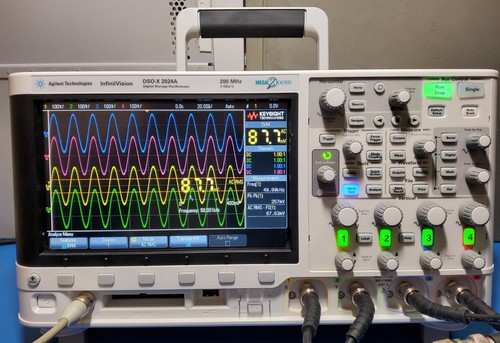 Agilent Keysight DSOX2024A Oscilloscope 200MHz many options EXCELLENT MSOX2024A - Picture 2 of 14