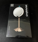 Simplehuman ST3010 12cm Fold Light Up Magnifying Mirror - BRAND NEW