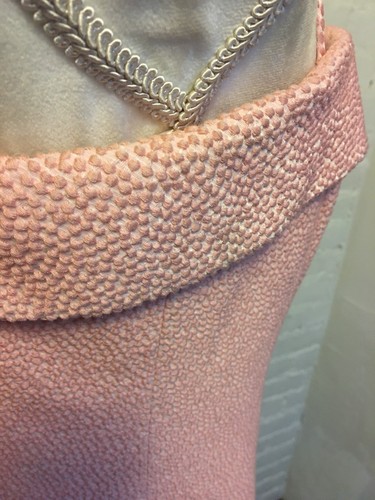 Paule Ka buckle top mini dress pink textured size 42 - Picture 5 of 8