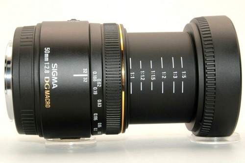 Near Mint Sigma 50mm f/2.8 EX DG Macro Standard Lens for Sony Minolta from Japan - Picture 6 of 12