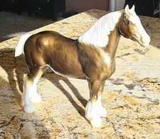 Breyerfest 1998 GLOSSY CHARCOAL CLYDESDALE Mare Shannon. RARE 450 NO RESERVE!