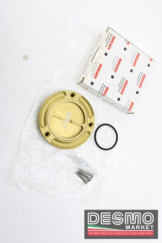 Ergal gold tank cap Ducati Performance 5 holes *N28901*