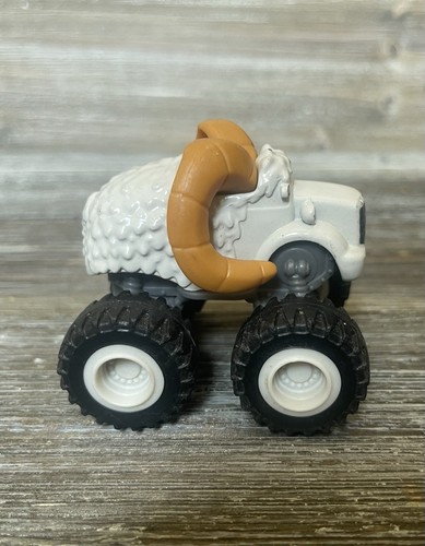 Blaze & The Monster Machines Bighorn Sheep Big Horn Ram White Diecast Truck 2014 - Picture 3 of 9