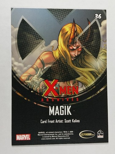 2009 Rittenhouse X-Men Archives #36 Magik - Picture 2 of 2
