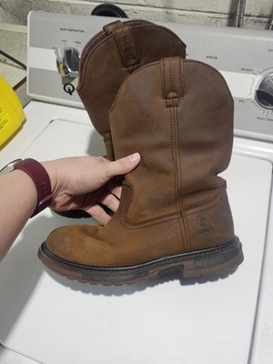 Rockys Pull On Brown Kids Boots Size 6youth
