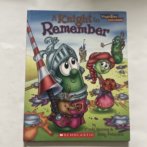 Veggie Tales Values to Grow By Scholastic Hardback Books Lot of 4 W/ Extra - Foto 12 di 19