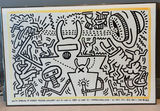 Keith Haring exhibition Poster at Robert Fraser Gallery 1983
