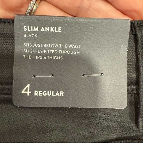 J. Jill Authentic Fit Slim Ankle Jeans Black - Picture 7 of 7
