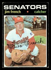 1971 Topps Jim French #399 - Washington Senators