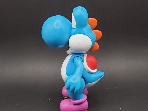 Nintendo Super Mario Bros. Blue Yoshi figure 5” - Picture 4 of 4
