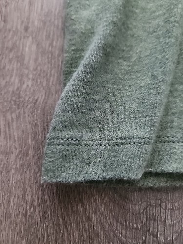 L.L. Bean Turtleneck Shirt Top Women's XS Petite Green Knit Cotton Stretch - Picture 2 of 12