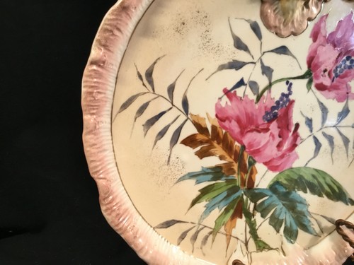 Antique Handpainted German/Austrian Wall Art with Mythycal Image c.late 1800s - Picture 7 of 10