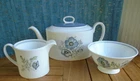 Wedgwood "Glen Mist" 1.5 pt teapot ( 850ml), milk jug creamer & sugar bowl