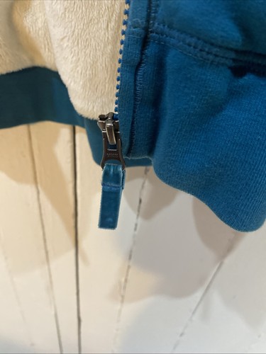 LL Bean Sherpa gefütterter Damen-Hoodie mit Reißverschluss XL türkisblau gebraucht, in einwandfreiem Zustand - Bild 8 von 10
